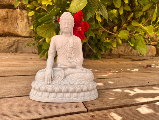 Buddha Statue Marble Effect