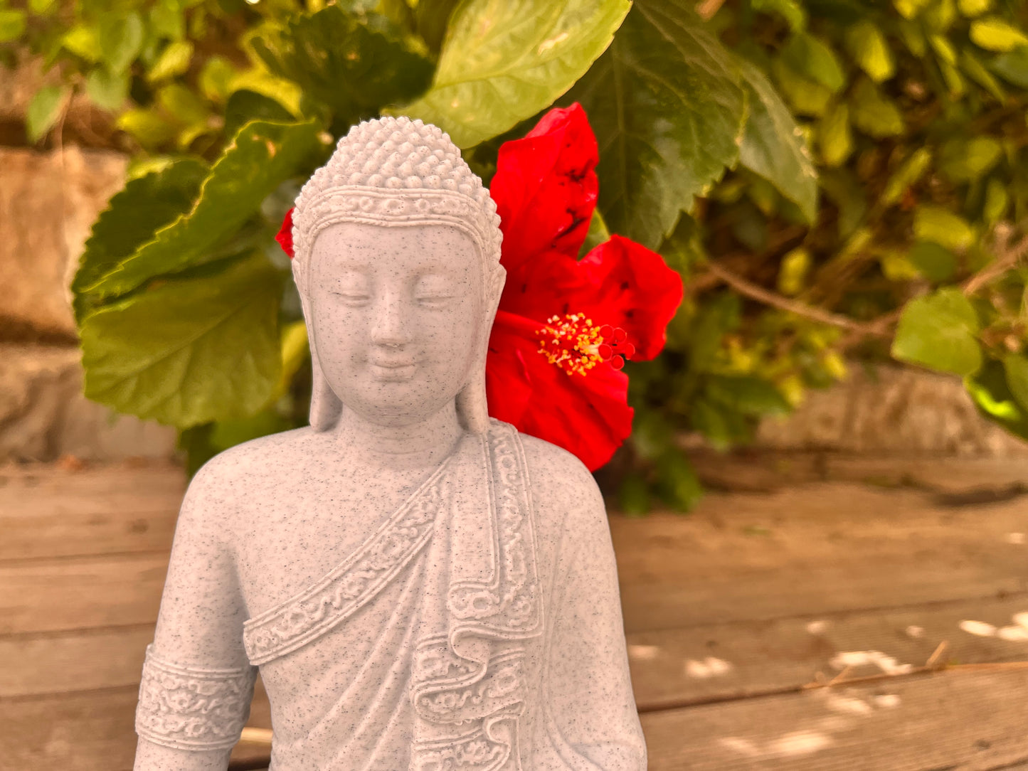 Buddha Statue Marble Effect