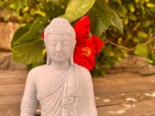 Buddha Statue Marble Effect